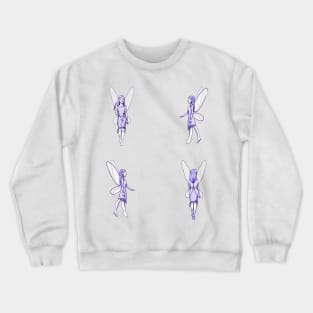 Purple Fairies Crewneck Sweatshirt